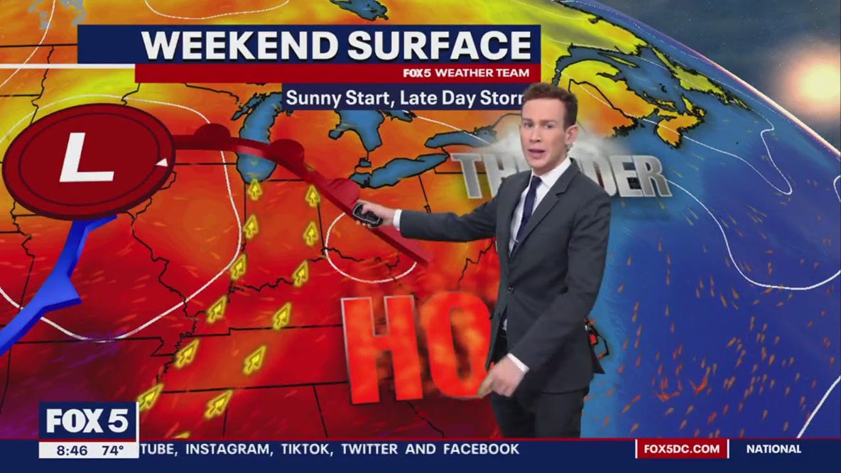 FOX 5 Weather forecast for Saturday, August 5